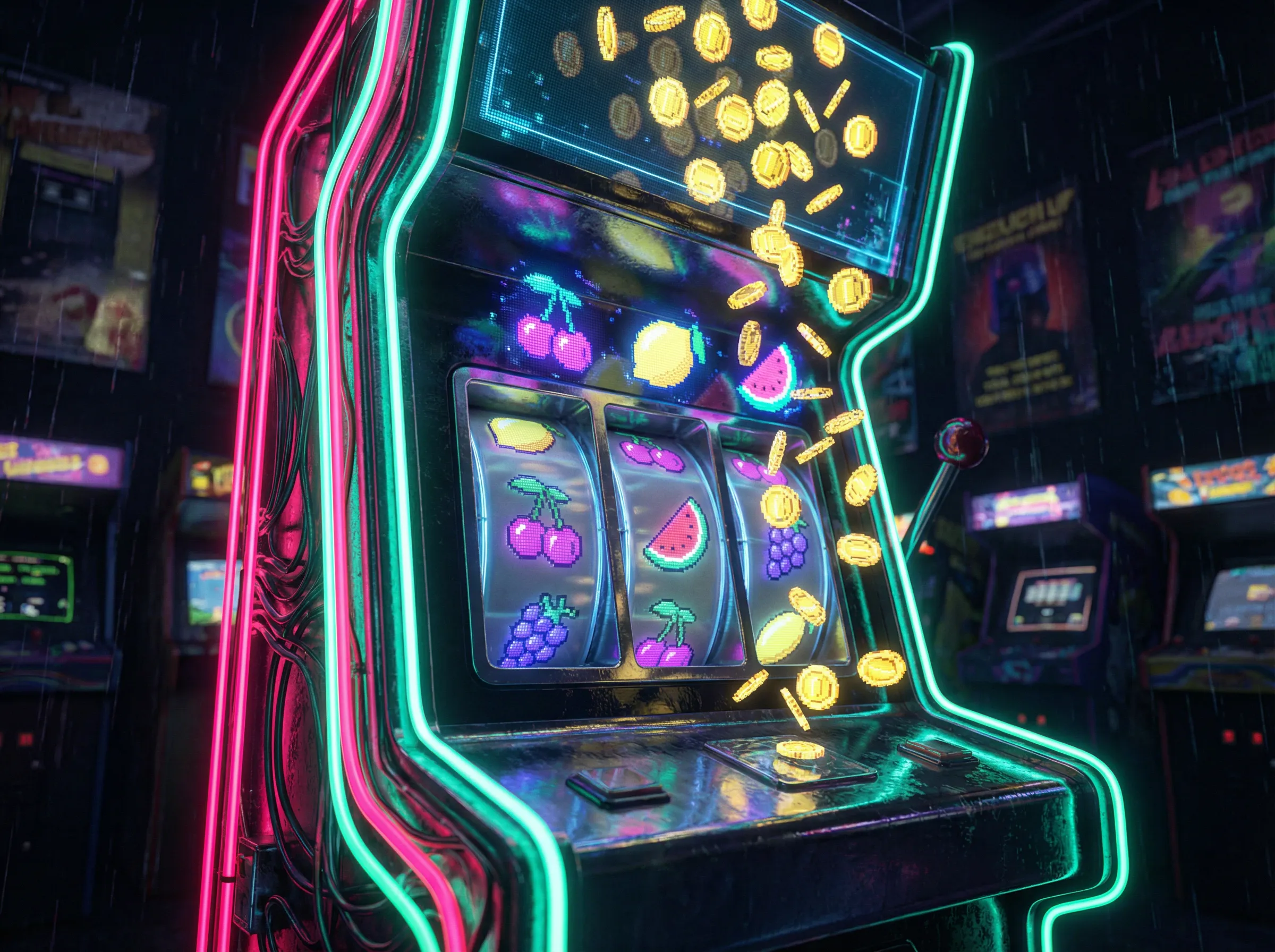 水果老虎机 水果老虎机麻将胡了复古街机模拟器